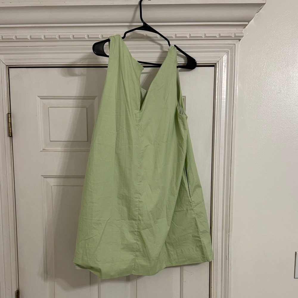 SHEIN Light Green Sleeveless Dress